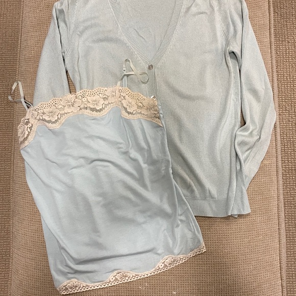 Button cardigan with camisole - Picture 1 of 1